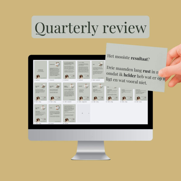 productfoto Quarterly review